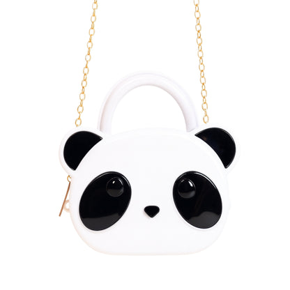 Cute Panda Mini Handbag for Girls – Adorable Animal Face Fashion Purse & Kids Shoulder Bag