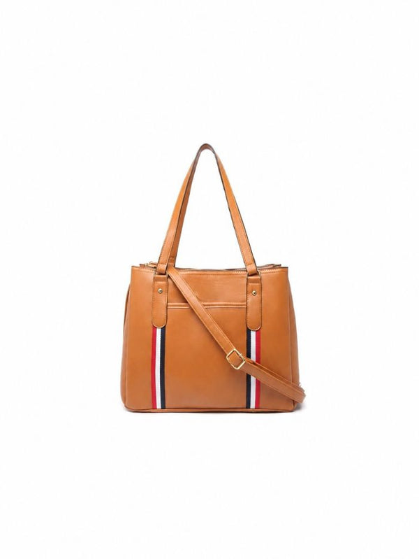 Premium Tan Women Handbag with Adjustable Shoulder Strap