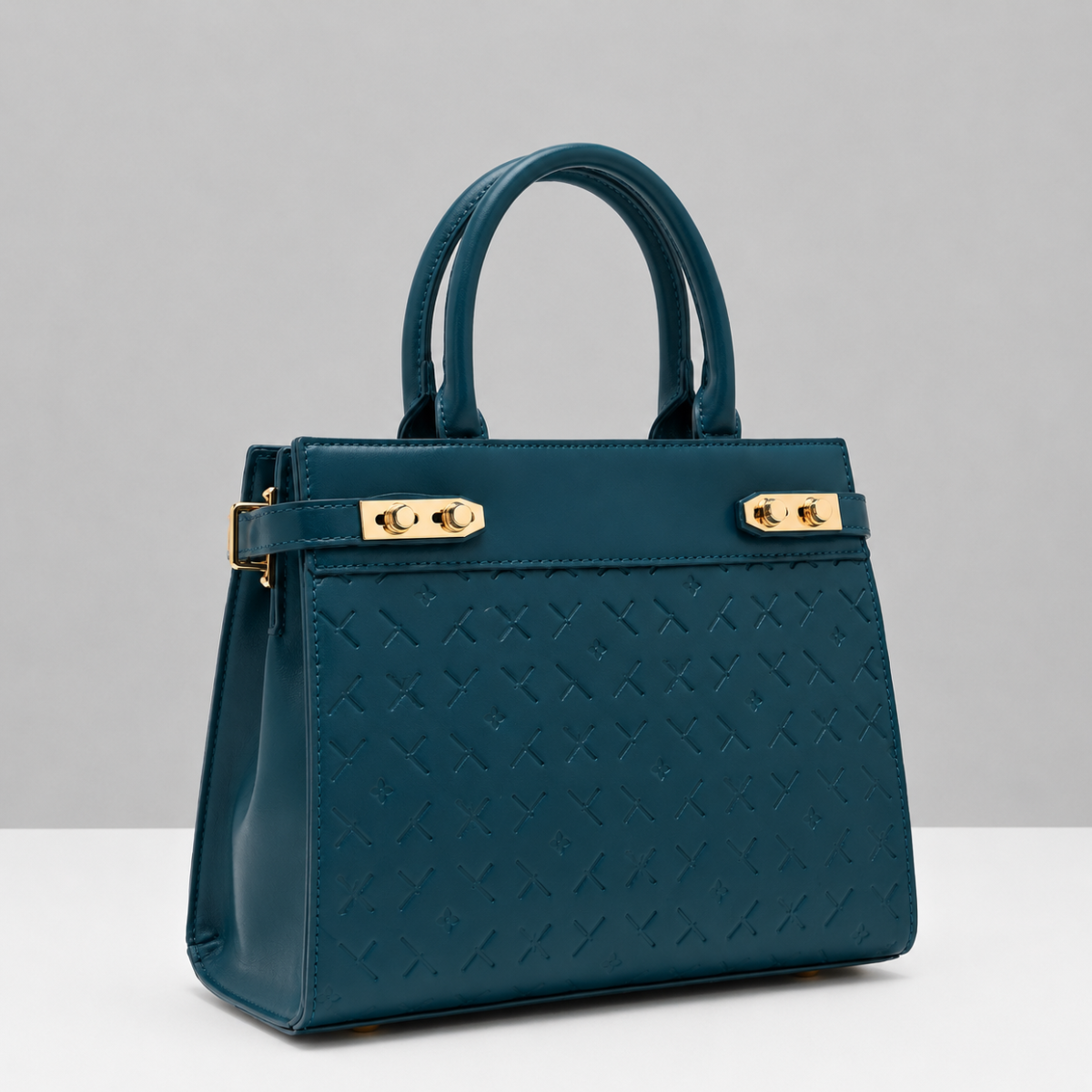 Premium Blue Women Handbag with Adjustable Sling Strap