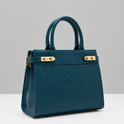 Premium Blue Women Handbag with Adjustable Sling Strap