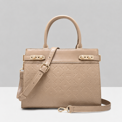 Premium Khaki Women Handbag with Adjustable Sling Strap