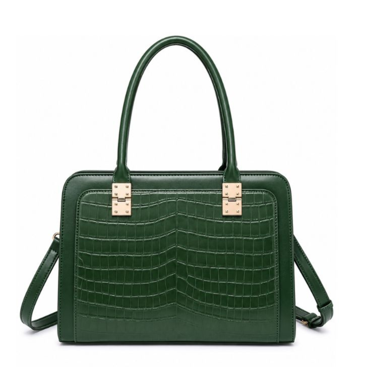 Premium Green Women Handbag with Adjustable Sling Strap