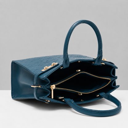 Premium Blue Women Handbag with Adjustable Sling Strap