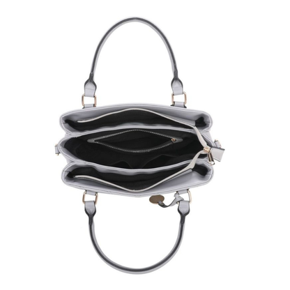 Premium Grey Women Handbag with Adjustable Sling Strap