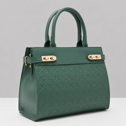 Premium Green Women Handbag with Adjustable Sling Strap