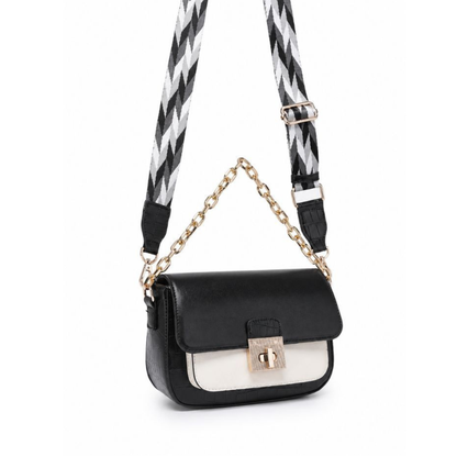 Premium Black Women Shoulder Bag with Chain Strap