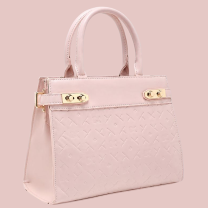 Premium Pink Women Handbag with Adjustable Sling Strap