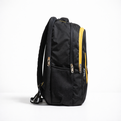 Trendy Telgo Stylish Yellow Printed Backpack