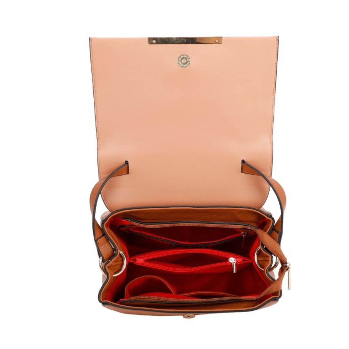 Premium Brown Women Shoulder Bag with Adjustable Sling Strap