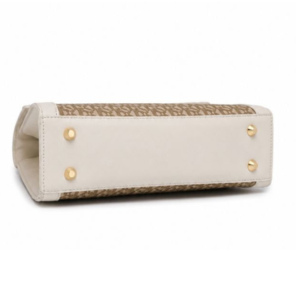 Premium White Women Handbag with Adjustable Sling Strap