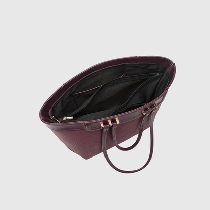 CLASSIC HAZEL MAROON TOTE BAG