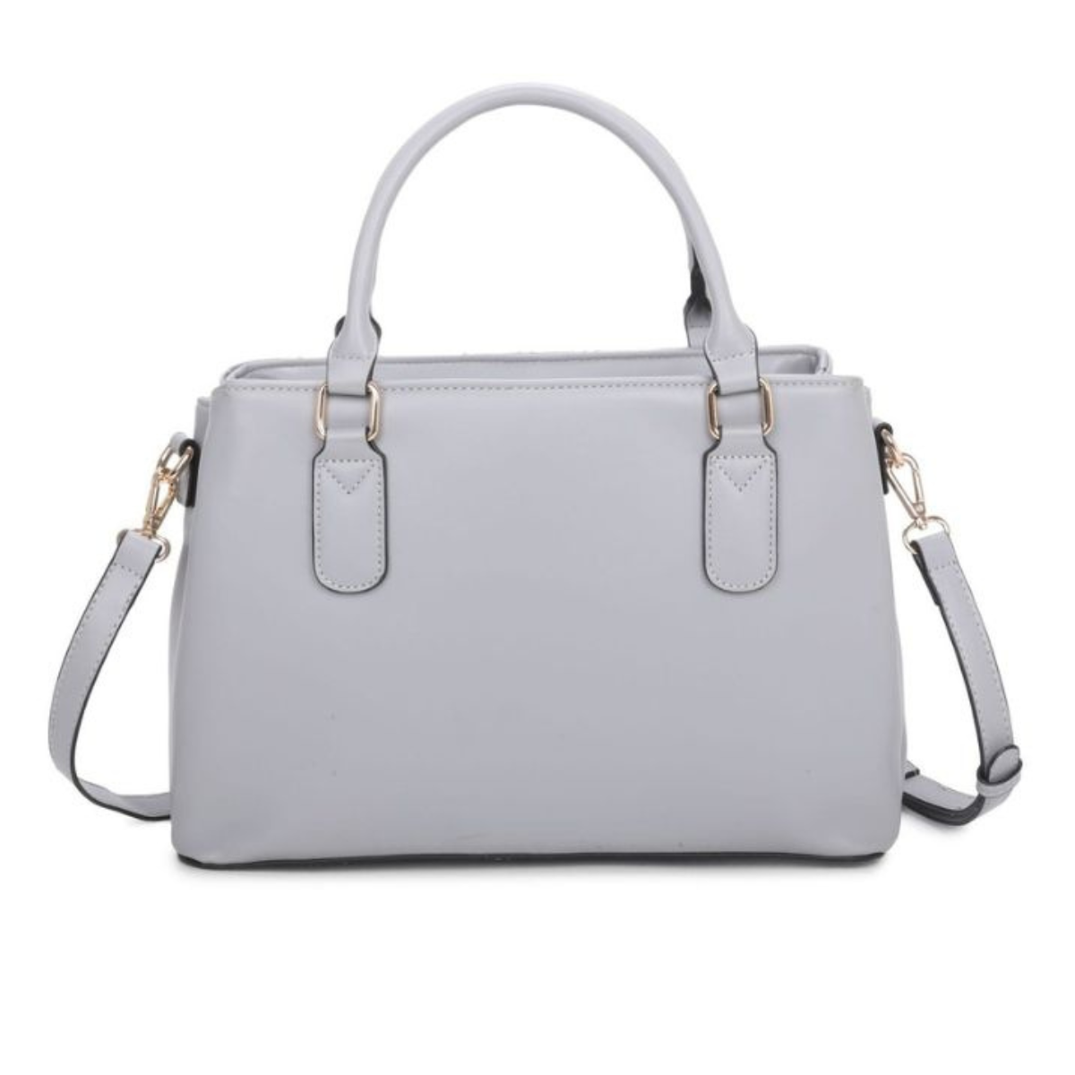 Premium Grey Women Handbag with Adjustable Sling Strap