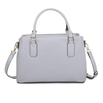 Premium Grey Women Handbag with Adjustable Sling Strap