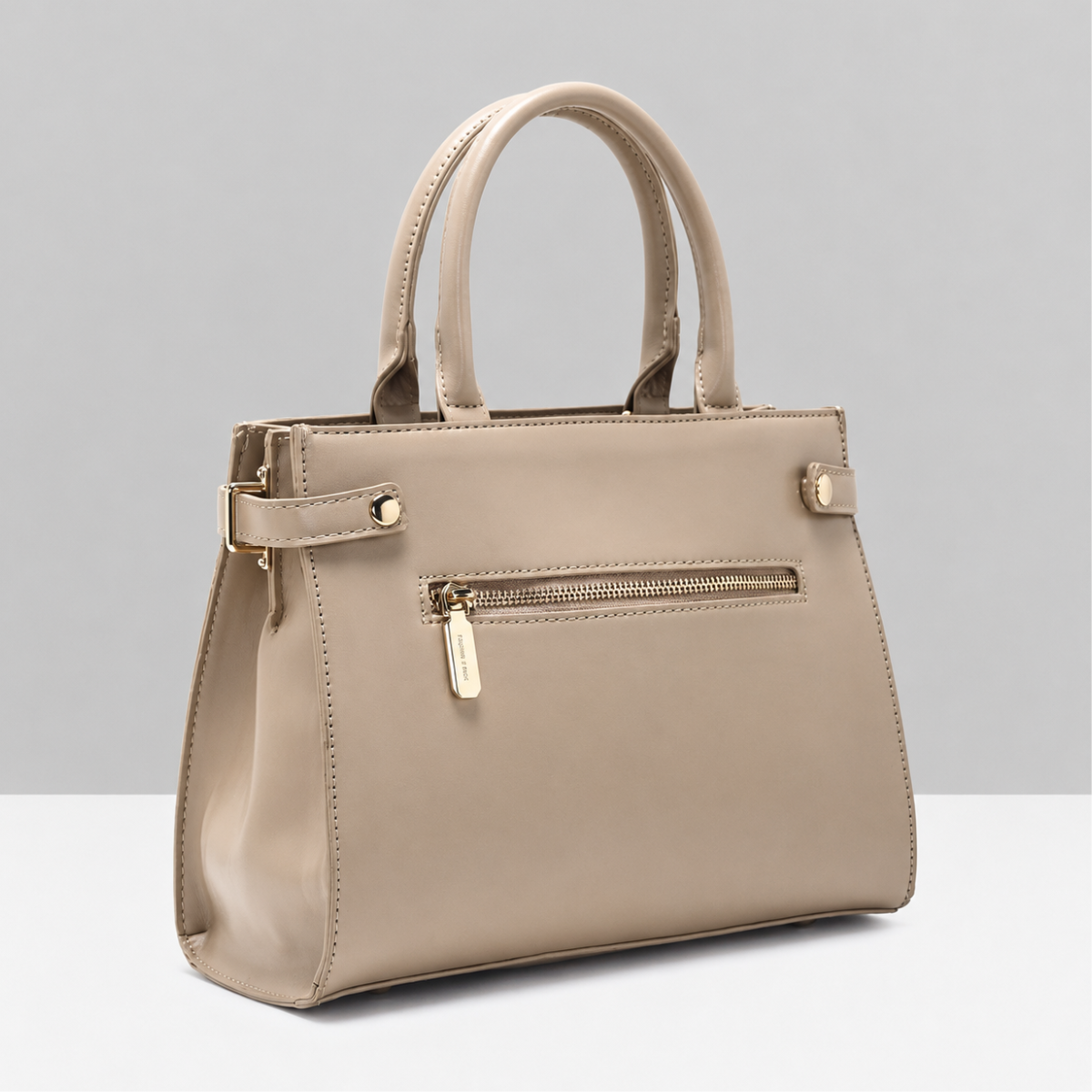 Premium Khaki Women Handbag with Adjustable Sling Strap