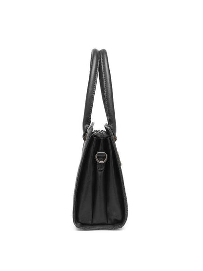 Premium Black Women Handbag with Adjustable Sling Strap