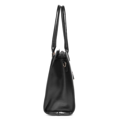 Premium Black Women Handbag with Adjustable Sling Strap