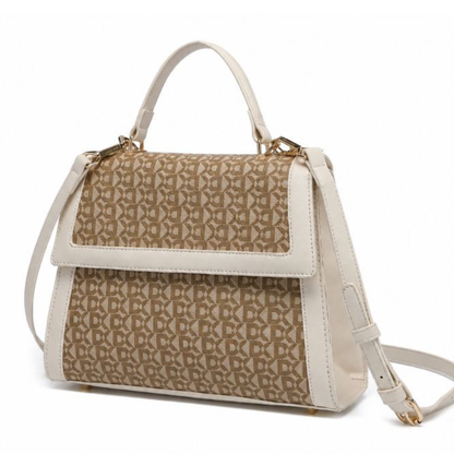 Premium White Women Handbag with Adjustable Sling Strap