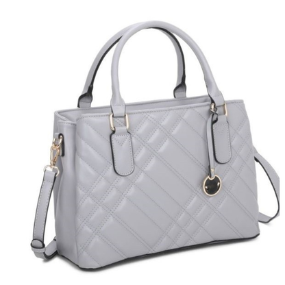 Premium Grey Women Handbag with Adjustable Sling Strap