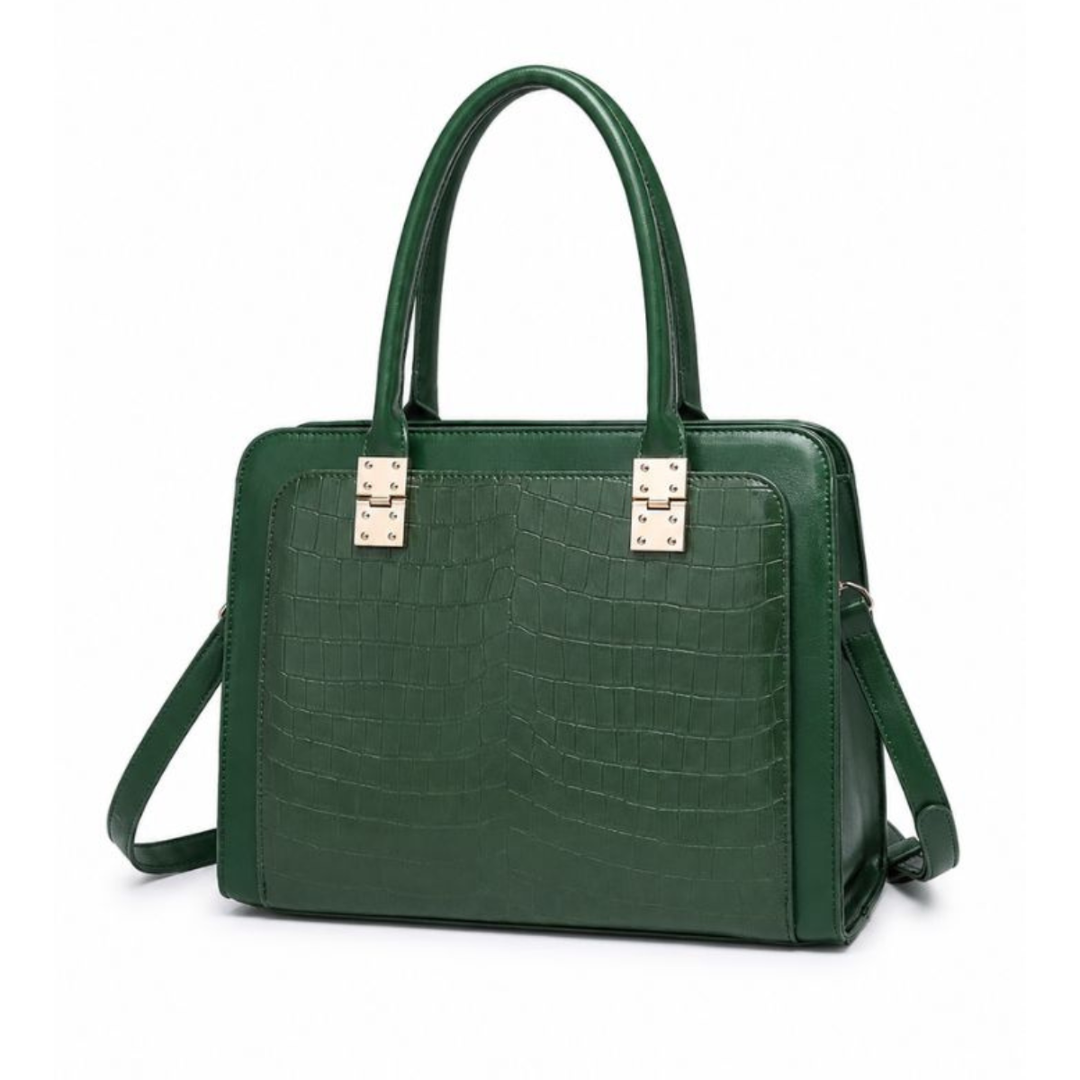 Premium Green Women Handbag with Adjustable Sling Strap