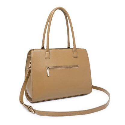 Premium Nude Women Handbag with Adjustable Sling Strap