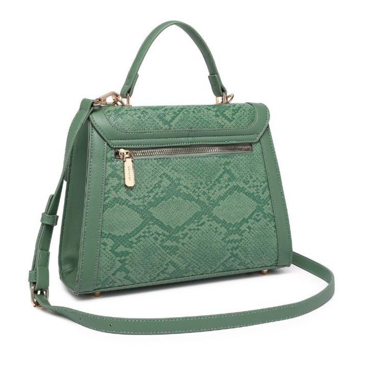 Premium Green Women Handbag with Adjustable Sling Strap