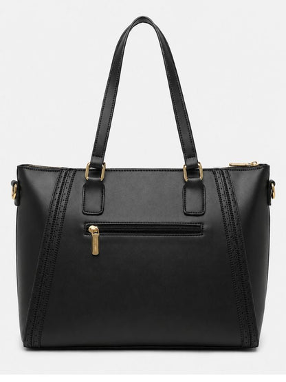 Premium Black Women Tote Bag with Adjustable Shoulder Strap