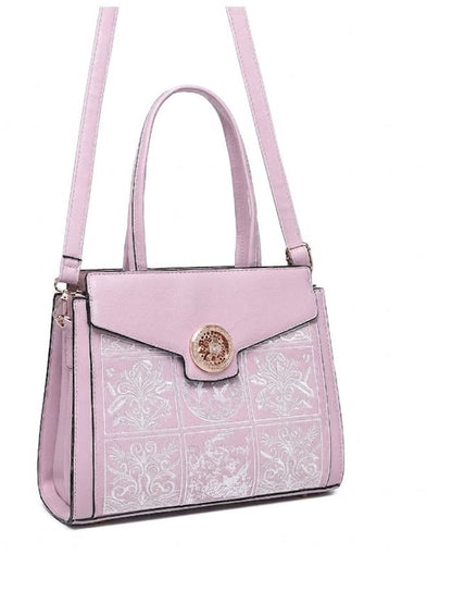Premium Purple Women Handbag with Adjustable Sling Strap