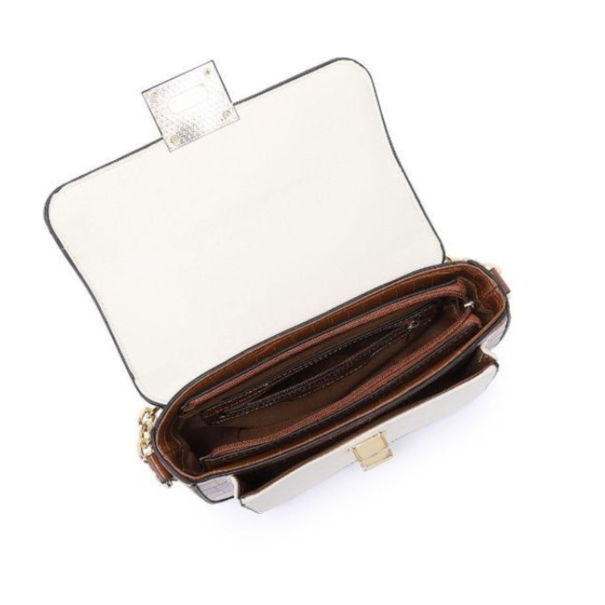 Premium Brown Women Shoulder Bag with Chain Strap