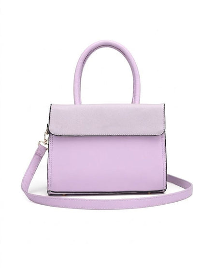 Premium Purple Women Handbag with Adjustable Sling Strap
