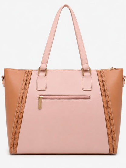 Premium Pink Women Shoulder Bag with Adjustable Sling Strap