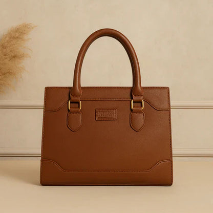 Classic Structured Tote Pink HandBag For Women – Premium Office & Casual Handbag
