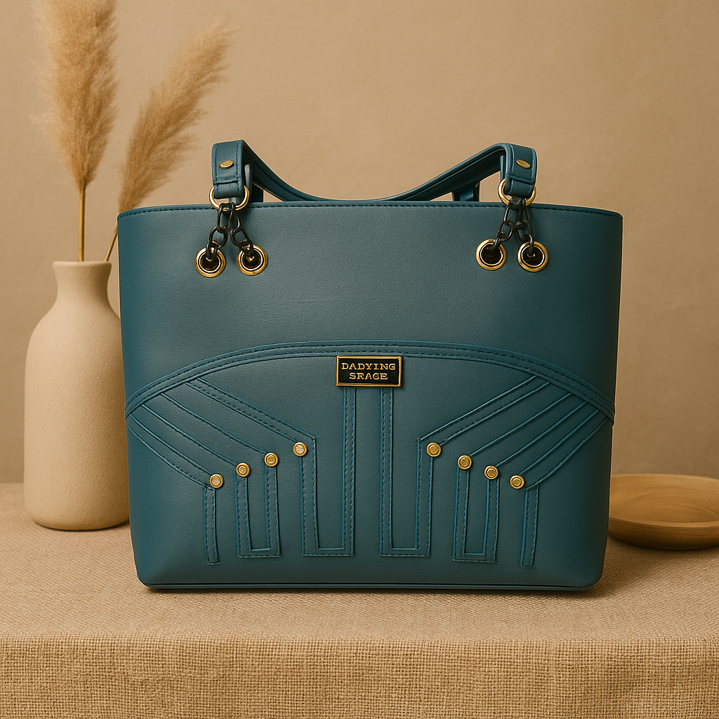 Noir Luxe Tote Bag