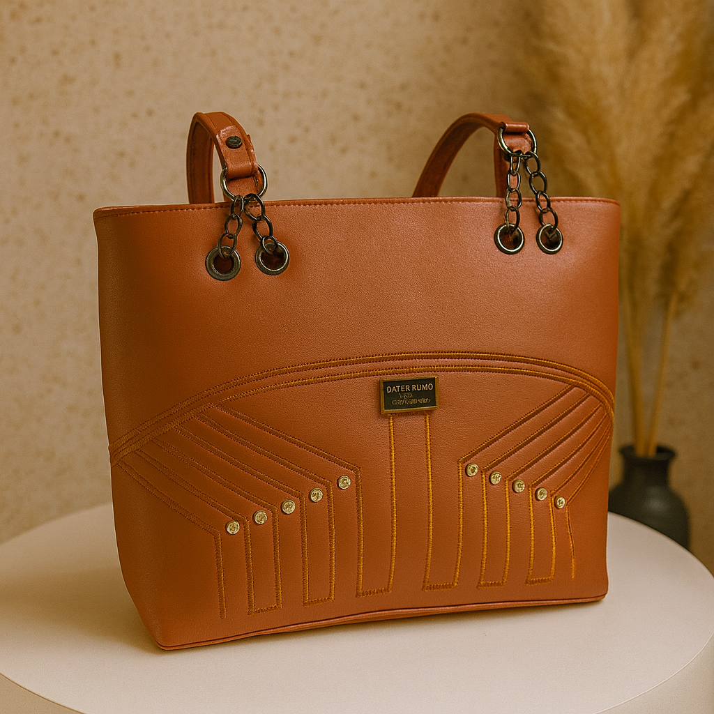 Noir Luxe Tote Bag