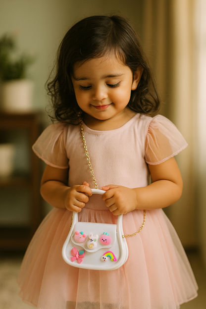 Cute Cartoon Mini Handbag Collection for Girls – Stylish Small Fashion Purses with Decorative Charms