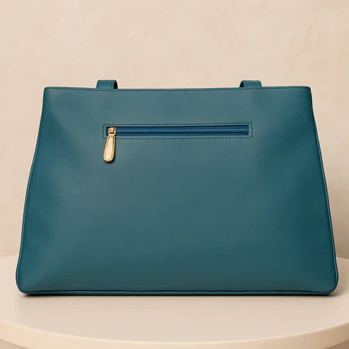 Blush Structured Tote Handbag For Women
