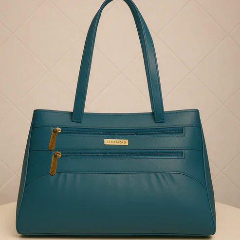 Blush Structured Tote Handbag For Women