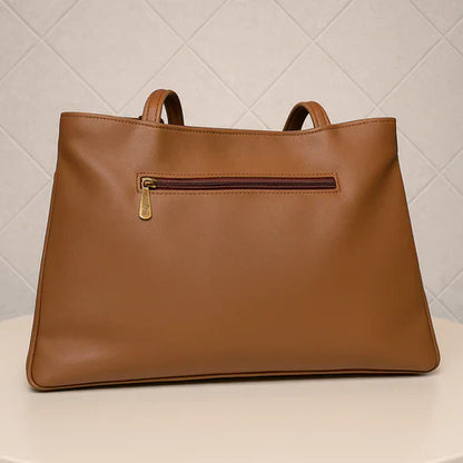 Blush Structured Tote Handbag For Women