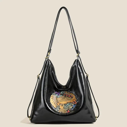Premium Embossed Design Shoulder Handbag for Everyday Style