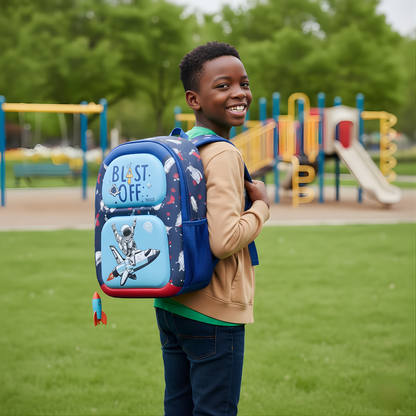 Kids Cartoon Theme School Backpack | Lightweight & Comfortable for Boys & Girls