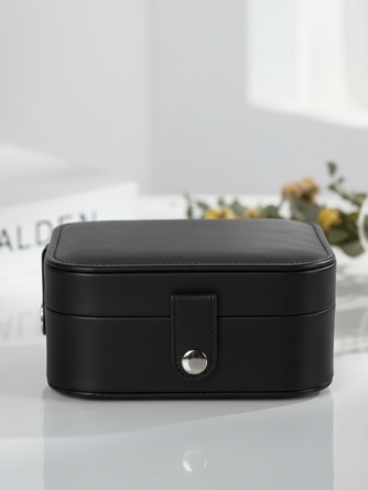 Portable Jewelry Storage Box – Compact Travel Organizer for Rings, Earrings, Chains & Accessories