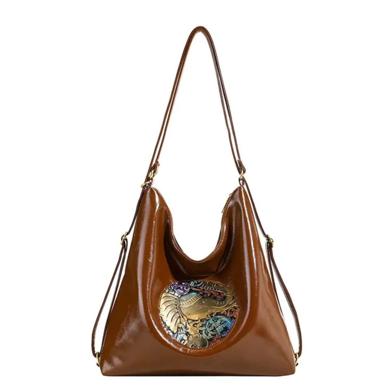 Premium Embossed Design Shoulder Handbag for Everyday Style