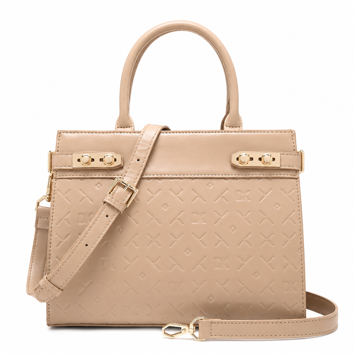 Premium Khaki Women Handbag with Adjustable Sling Strap