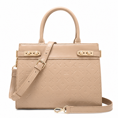 Premium Khaki Women Handbag with Adjustable Sling Strap