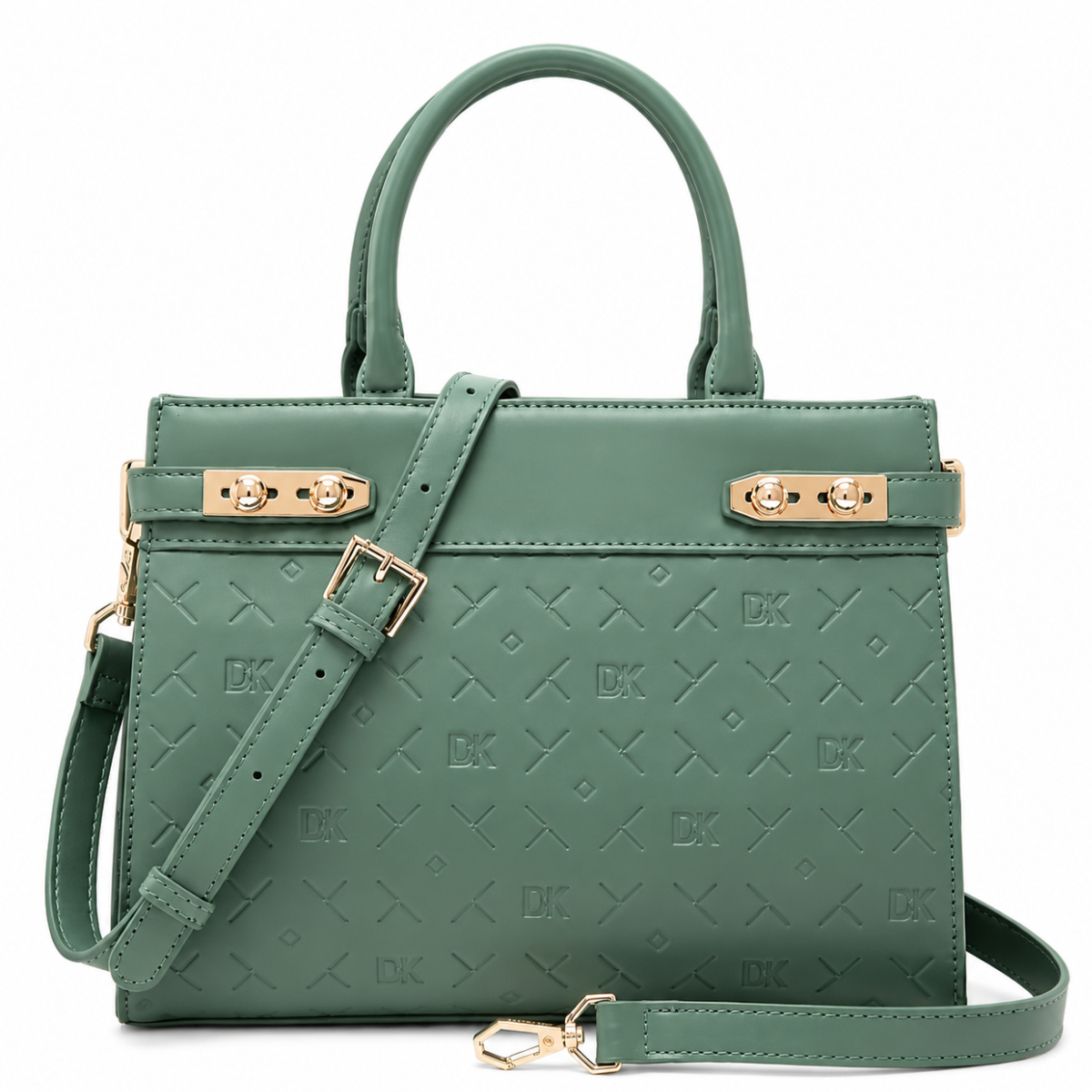Premium Green Women Handbag with Adjustable Sling Strap
